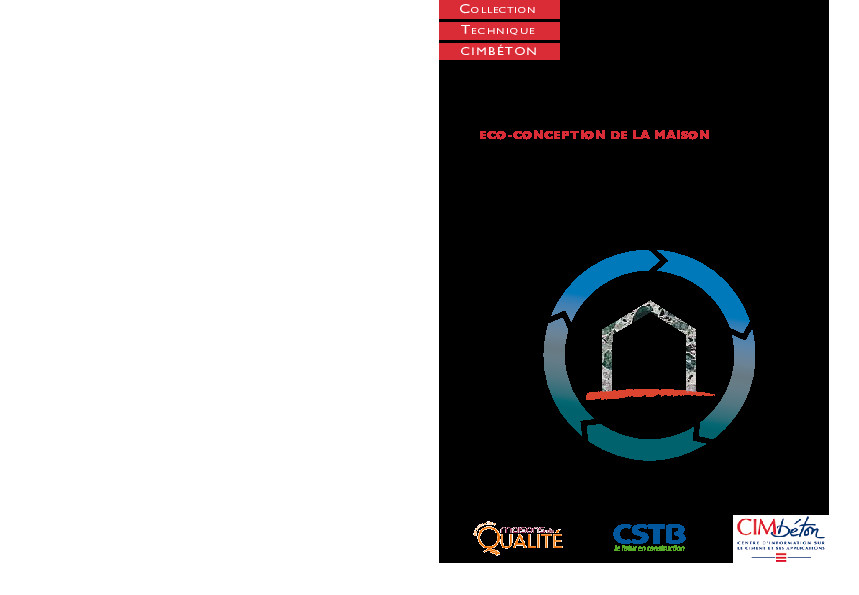 Eco conception de la maison – CSTB